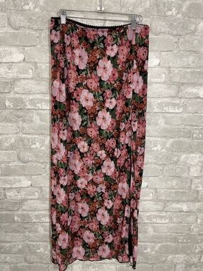 Dry Goods Originality Pink Floral Maxi Skirt